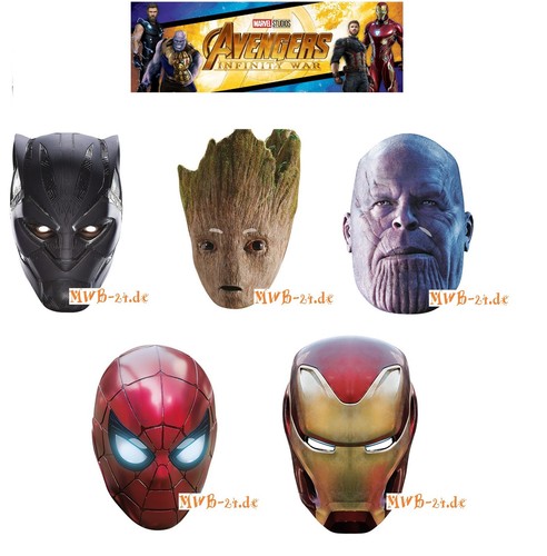 Rubies infinity war card mask - infinity,