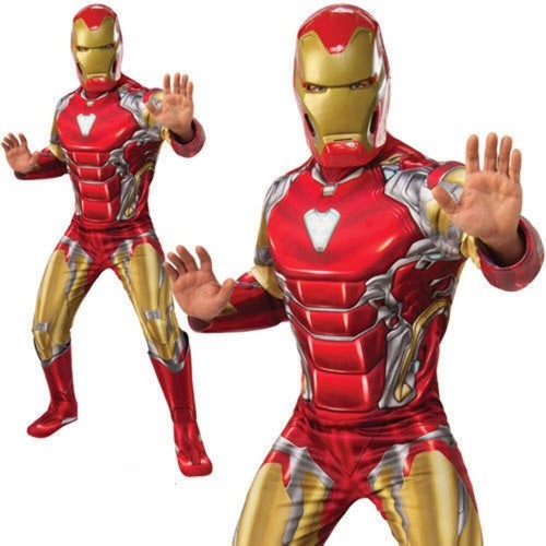 Iron man deluxe herren kostüm - deluxe,