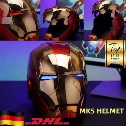 Iron man helm mk5 gold - 1:1,