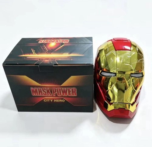 Iron man maskenhelm tragbar - man,